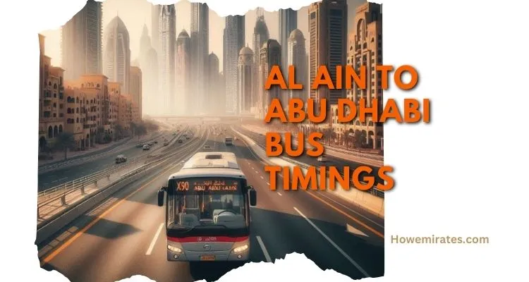 Al Ain To Abu Dhabi Bus Timing