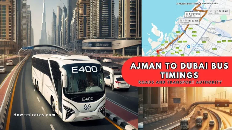 Ajman to Dubai Bus Timings